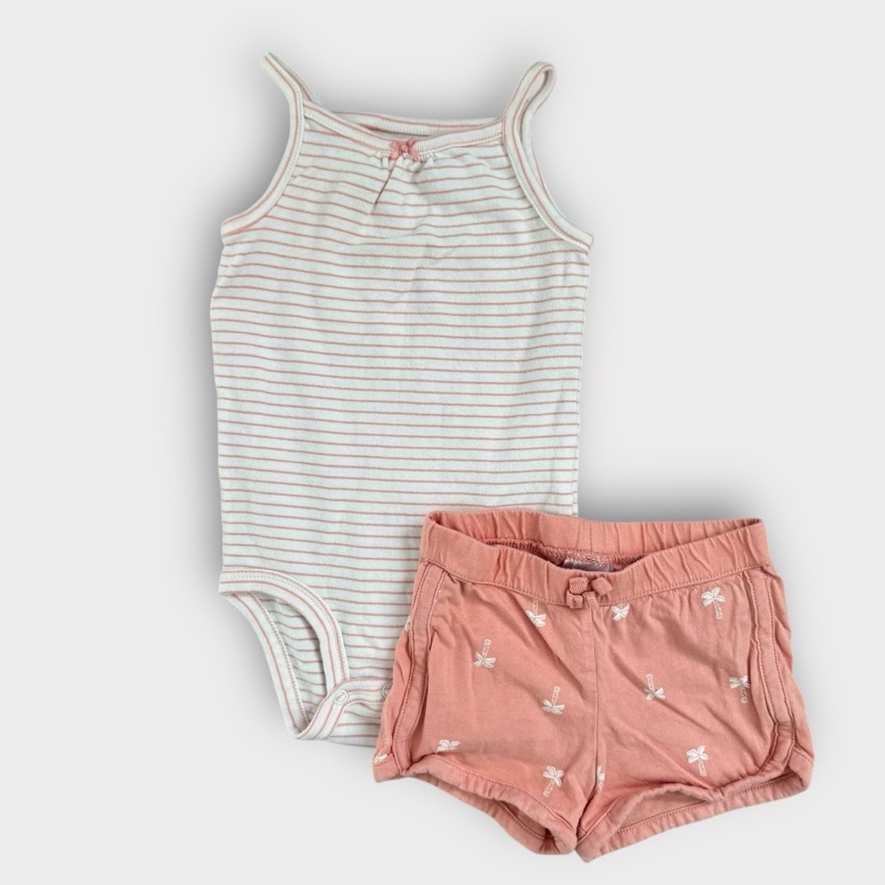 Carter's White and Pink Underwear Set